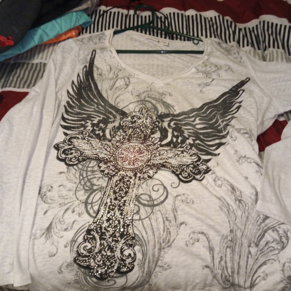 White long sleeve shirt